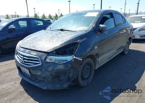 2019 Mitsubishi Mirage G4 Es из США, поврежденный, VIN ML32F3FJ2KHF03029